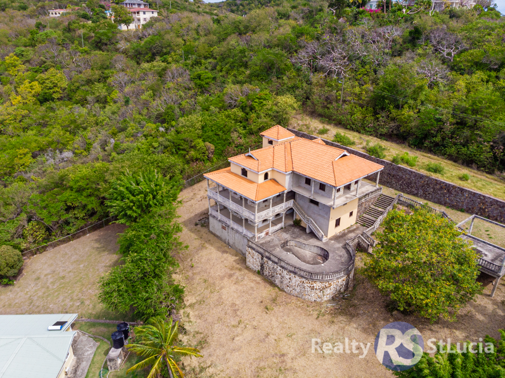 un-finished villa for sale in St Lucia