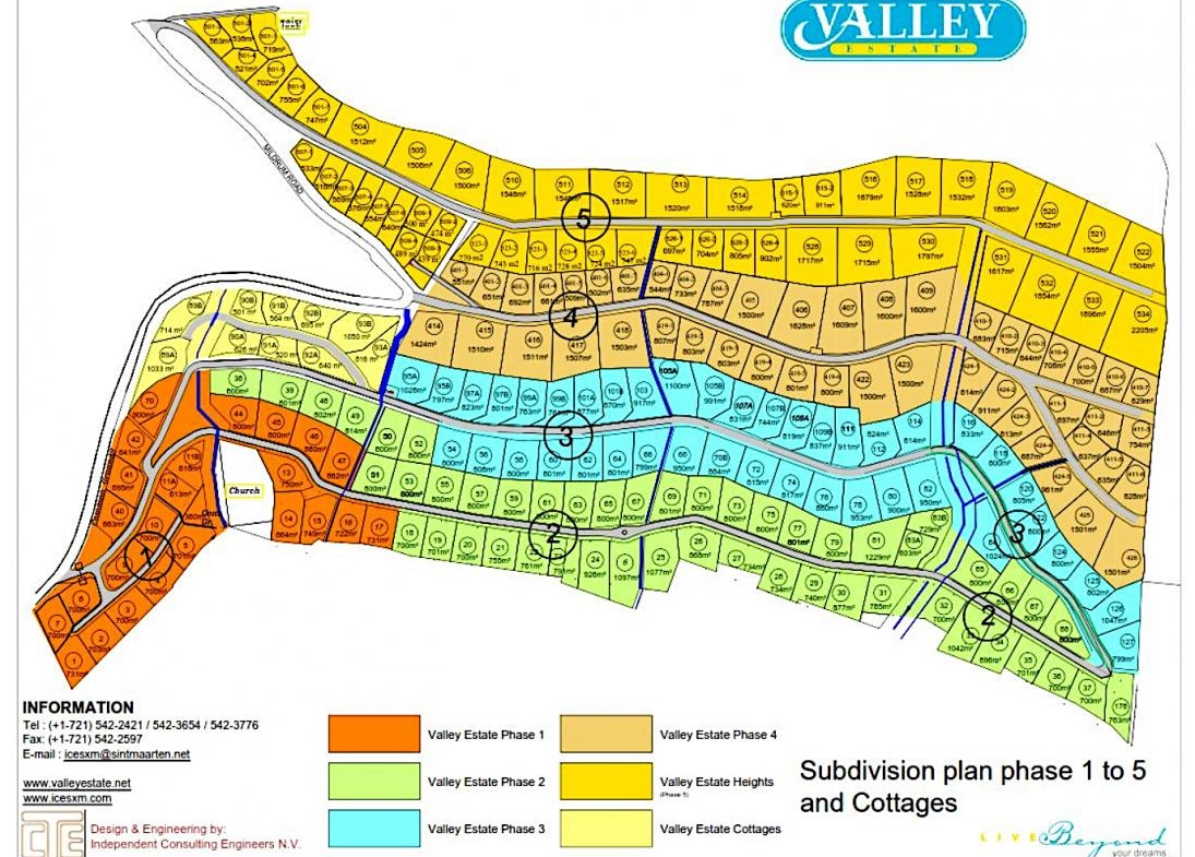 Valley Estate affordable lots for sale in St Maarten