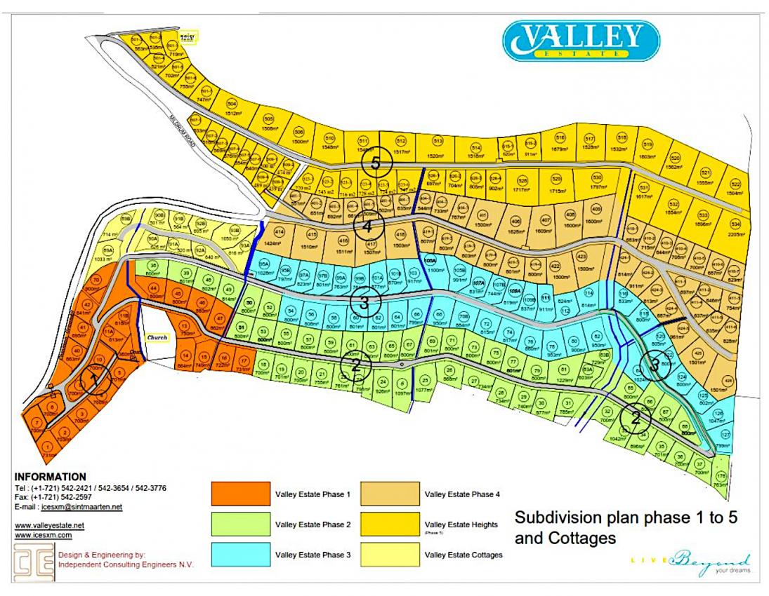 Valley Estate affordable lots for sale in St Maarten